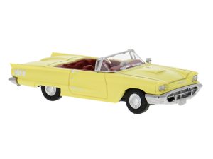 Ford Thunderbird kabriolet žlutý, 1960 Brekina 18206