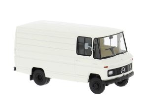 Mercedes L 406 D skříň bílý, 1967 Brekina 36852
