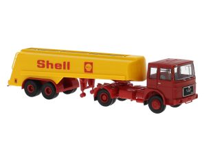 MAN F7 cisternový návěs Shell, 1968 Brekina 78165
