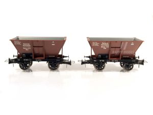 dvojice výsypných vozů na uhlí Otw DRG Brawa 48805