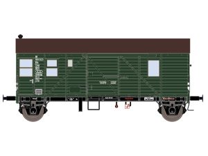 služební vůz Pwgs44 Bremen zelený DRB Exact train 23610