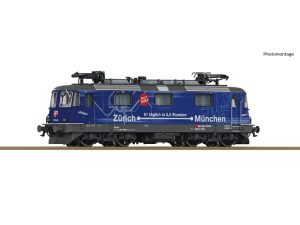 elektrická lokomotiva Re 421 München-Zürich DCC se zvukem Fleischmann 732475