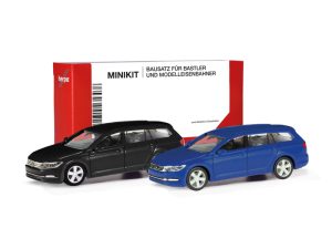 MiniKit VW Passat modrý + černý Herpa 013772-003