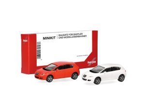 MiniKit Seat Leon červený + bílý Herpa 013970-002