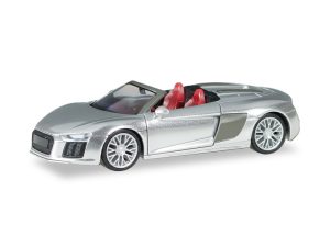Audi R8 V10 Spyder stříbrné Herpa 038690-002