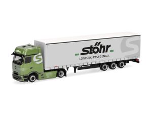 MB Actros L ProCabin plachtový návěs Stöhr Logistik Herpa 320955