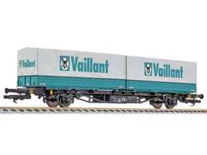 kontejnerový vůz Lgjs 571.1 s výměnnými korbami Vaillant DB IV.epocha Liliput L235223