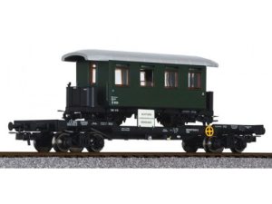 plošinový vůz s úzkorozchodným vagónem ÖBB IV.epocha Liliput L235786