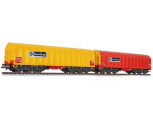 set dvou krytých vozů Sahimms-u Thyssen Krupp VI.epocha Liliput L260113