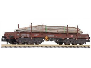 plošinový vůz Sahmms s ocelovými deskami DB AG V.epocha patinovaný Liliput L265762