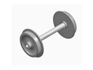 dvojkolí izolované 10,8/24,7 mm se sníženým okolkem 50 ks Liliput L939361