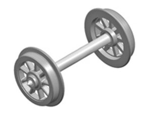 dvojkolí loukoťové izolované 10,5/24,7 mm se sníženým okolkem 50 ks Liliput L939365