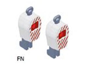 2 elektrické koncové svítilny IT s analogovým odporem Nürnberger Modelleisenbahnen 950073