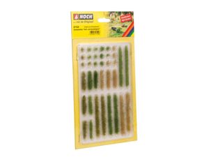 světle a tmavě zelená tráva 6mm Noch 07125