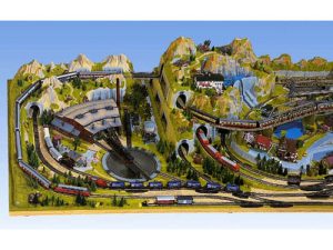 levý rozšiřující díl kolejiště s točnou Noch 80120