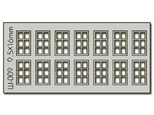okna 9.5 x 16mm 14ks Proses PW-009