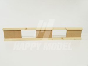 samostatný boční středový díl 1000 mm RailSys 20002