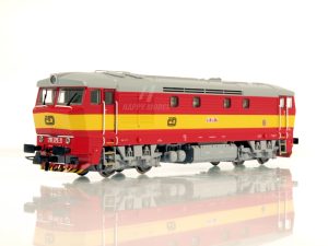 dieselová lokomotiva Bardotka 751 375-7 ČD DCC se zvukem Roco 70923