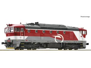 dieselová lokomotiva 754 083 ZSSK DCC se zvukem Roco 7310082