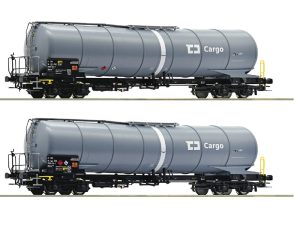 set dvou kotlových vozů Zacns ČD Cargo Roco 76003