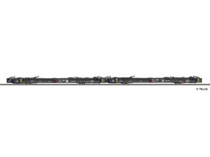 set plošinových vozů Rf4 HSB Tillig 05974