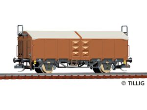 krytý vůz s pohyblivou střechou Tcs MÁV Tillig 17670