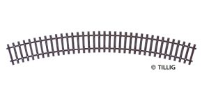 dřevěné pražce obloukové R21 R35 Tillig 83006