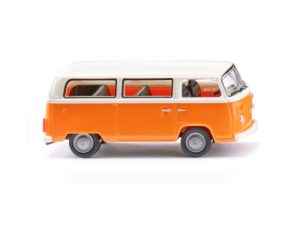 VW T2b bus oranžový / bílý Wiking 31802