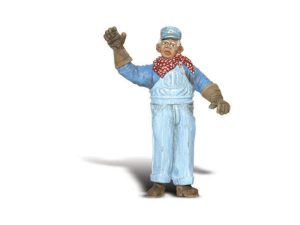 strojvedoucí Ernie Woodland Scenics A2536