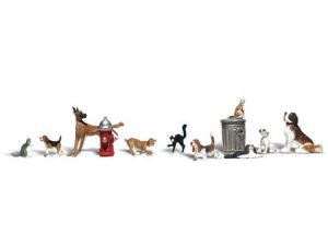 psi a kočky Woodland Scenics A2725