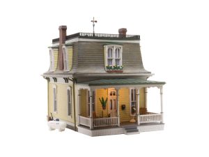 rodinný dům s terasou Woodland Scenics BR5036