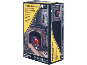 tunelový portál kamenný dvojkolejný Woodland Scenics C1157