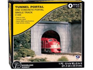 tunelový portál betonový jednokolejný Woodland Scenics C1266
