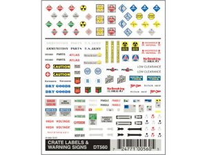 propisot reklamní cedule a výstražné značky Woodland Scenics DT560