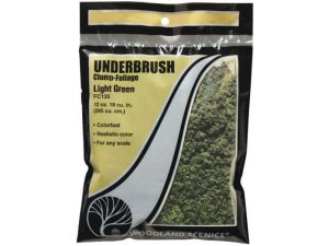 foliáž jemná/střední světle zelená Woodland Scenics FC135