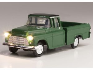 Pickup zelený svítící Woodland Scenics JP5590