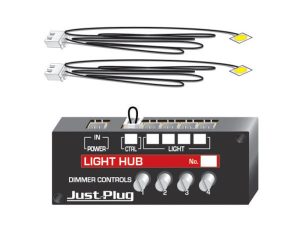 set světel s rozbočovačem Woodland Scenics JP5700