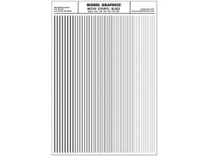 propisot pruhy černé Woodland Scenics MG759