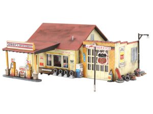 čerpací stanice s dílnou Woodland Scenics PF5203