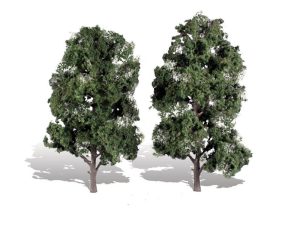 tmavě zelené listnaté stromy velké 2 ks Woodland Scenics TR3521