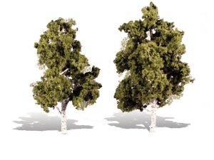 listnaté stromy velké 2 ks Woodland Scenics TR3537