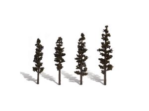 jehličnaté stromy střední 4 ks Woodland Scenics TR3561