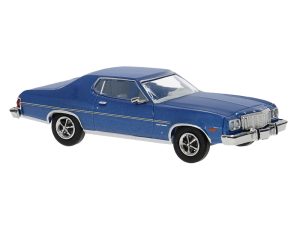 Ford Gran Torino modrý, 1976 Brekina 19736