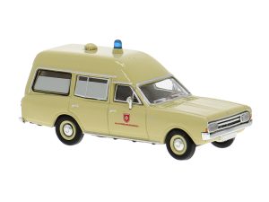 Opel Rekord C KTW Malteser, 1968 Brekina 20673