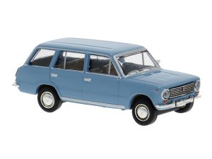 Fiat 124 Familiare světle modrý, 1966 Brekina 22425