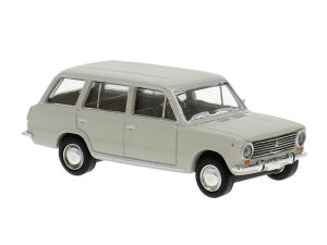 Fiat 124 Familiare šedý, 1966 Brekina 22429