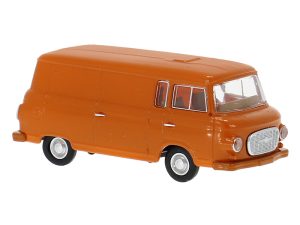Barkas B 1000 skříň oranžový 1962 Brekina 30124