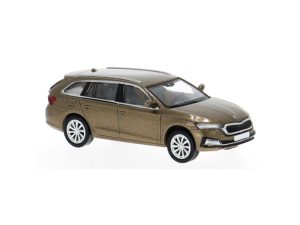 Škoda Octavia IV kombi tmavě hnědá 2019 Brekina PCX870599