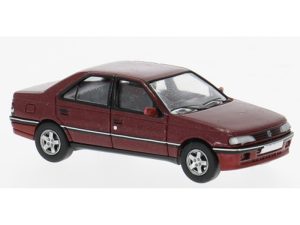 Peugeot 405 Mi 16 tmavě červený, 1987 Brekina PCX870744