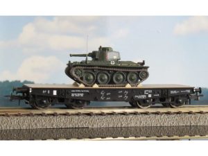 plošinový vůz SSys DRG + tank Pz-38 lmitovaná edice EMIB 2362